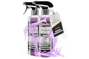‎SHINYCHIEFS ShinyChiefs CERAMIC FUSION - Sprühversiegelung mit SiO2 Hybrid-Technologie - Einfach anzuwendende Langzeit Keramik Versiegelung für die Auto-Pflege - hydrophober Schutz mit Hochglanz-Effekt, 2x500ml