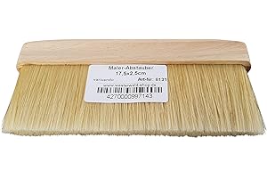 varivendo Abstauber Malerbürste 17,5x2,5 cm – präzise Staubentfernung mit Chinaborsten, Handabstauber mit langem Griff, Staubbürste für Malerarbeiten