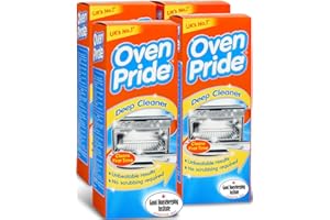 4 x Oven Pride | Oven Cleaner - 500ml Complete Oven Cleaning Kit with Safety Gloves & Cleaning Bag - Cleans First Time - Oven Cleaner Heavy Duty - Degreases Oven Without Scrubbing (Pack of 4)