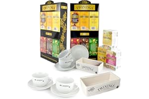 DUE ESSE S.N.C. DI SABATINI ALDO & C. PZ 240 BUSTINE ASSORTITE DI TISANE, THE' E CAMOMILLE + 2 ESPOSITORE IN CARTONCINO + 4 TAZZE DA TE + 2 CADDY PORTA BUSTINE IN CERAMICA