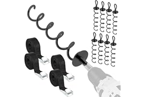 NewHabitat | 8X Erdanker Bodenanker aus Stahl inkl. Gurte | Erdanker Set für Trampolin, Zelt, Pavillion & Schaukel, 18-teiliges Set, Schwarz, 38cm