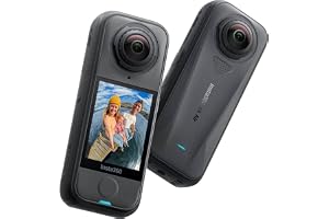 Insta360 X4 Air - Lightweight 165g 8K 360 Camera, Invisible Selfie Stick Effect, Replaceable Lenses, Shoot First & Frame Late