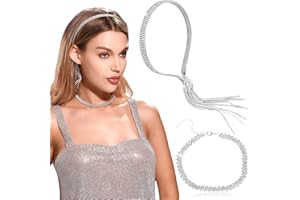 LaVenty Accessoires elfes Couronnes elfes Coiffure elfe Bandeau Festival Bandeau Strass Accessoires elfes