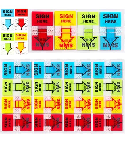 Lot De 300 Autocollants Sign Here Post Its Flags Tabs Flags Sticky Lot De 300 Autocollants Sign Here Post Its Flags Tabs Flags Sticky