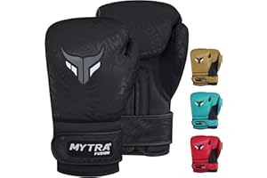 Mytra Fusion Guantoni da boxe per bambini per allenamento, kickboxing, sacco da boxe, Muay Thai, MMA, combattimento e combattimento, perfetti per ragazzi e ragazze