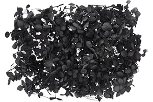 The Baked Studio - Original Dried Flower Hydrangea Set For Cake & Cupcake Decorating & Others Crafts (Black)