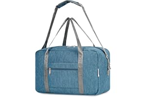 NARWEY Torba kabinowa Ryanair Airlines 40 x 20 x 25 cm, składana torba podróżna, torba sportowa, torba podróżna, bagaż podręczny, dla kobiet i mężczyzn, 20 l, granatowy, Torba podróżna