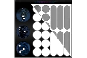 LOOM Iron On Reflective Stickers for Clothing | Reflectorized Decals for Customizing, Decorating & Nighttime Safety | Iron On Reflective Tape for Clothing | Waterproof & Durable Reflective Sticker Kit