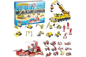 YAAVAAW Kids Boys Toys Advent Calendar 2025 Building Blocks Advent Calendar 2025, 24 Days Christmas Countdown Calendar Blocks Set Fire and Engineering Fleet, Xmas Blocks Advent Calendar Gifts for Kids Boys