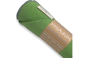 Yogabum Grip Dot Yoga Mat Towels | Non-Slip | Eco Yoga Towel