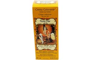 YUMIBIO SITARAMA Henné Color - Henna Colouring Cream - Copper Golden Blond - Free from oxidants, ammonia, p-phenylenediamine (PPD), resorcinol, synthetic fragrances, and heavy metals