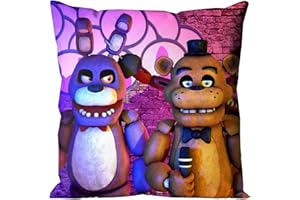 Anjinguang FNAFs poszewki na poduszki dekoracyjne poszewka na poduszkę do pracy biura krzesło poszewka na poduszkę dom dekoracyjna kwadratowa poduszka do trzymania poszewki na poduszkę
