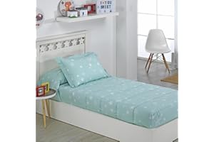 DHESTIA HOME - Edredón Ajustable Cama Nido, Litera, Cama 90 y Cama 105 Infantil y Juvenil Color Color A Talla Cama 105