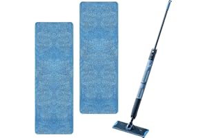 FENKABS 2 Stück Reinigungspad für Philips OneUp 5000 / 3000 Serie Elektrischer Wischmopp, Kann Schmutziges Wasser Aufnehmen, Sauberes Wasser Abgeben, Schnell Trocknen, Mikrofaser-Ersatz für Alle Bodenarten