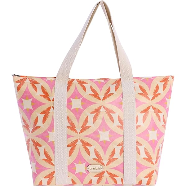 Capazo Playa Bolso De Playa Grande Para Mujer AMICHI Rafia Y