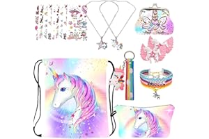 RLGPBON Sacca per Bambini et Borsa Cosmetica Collana Gatto, Bracciale per Bambina Ragazze Regalo, Ideale per Asilo, Viaggi, Sport Zaino, Borsa, Sacca da Ginnastica