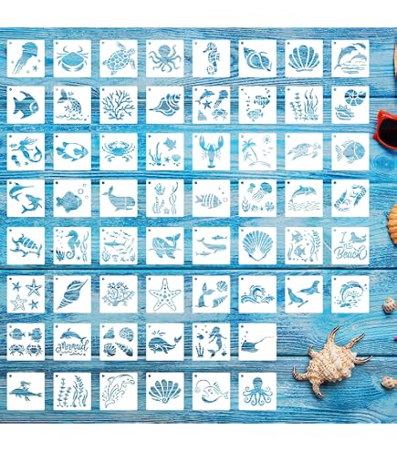 4 Pochoirs Tracteurs FINGERINSPIRE 15x15cm - Réutilisables Pour Peinture Sur Bois, Mur Et Tissu