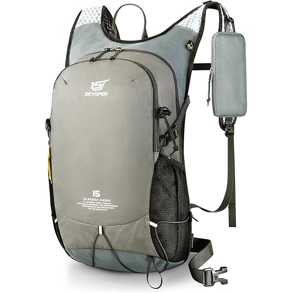 Wandelrugzak, 20 liter sport lichtgewicht opvouwbare waterdichte ultralichte rugzak geschikt voor outdoor camping picknick (black