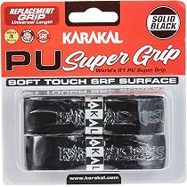 Karakal Super PU – Lot De 2 Grips De Rechange Pour Tennis, Squash, Badminton, Ultra-adhérent Et Durable