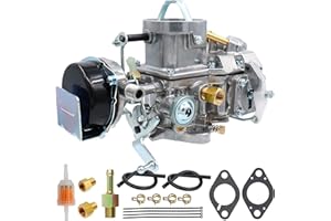 NENKUTEN Autolite 1100 1 Barrel Carburetor Straight 6 Cylinder 170/200 CID Engines for 1963-1969 Ford Mustang Falcon Ranchero Club Wagon Mercury Comet Country Sedan, with Automatic Choke, Gaskets