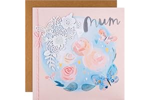 Hallmark Kartka na Dzień Matki dla mamy - tradycyjny kwiatowy wzór