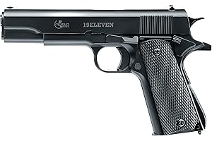 Combat Zone Softair 19 Eleven 0.5 Airsoft Pistole, Schwarz, One Size