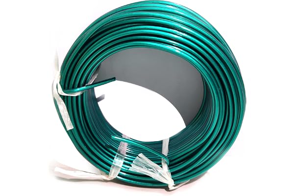 Pure Source India PVC Coated Heavy Duty GI Wire Rope Clothesline Ideal for Drying Heavy Clothes Length 30 Meter Assorted Colours Pack of 1 (Colour as per Availability)