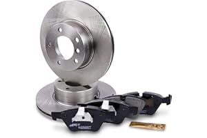 ATEC Germany Kit de freinage essieu avant y compris disques de frein Ø 300 mm ventilés + plaquettes de frein avant Compatible avec BMW Série 3 (E90), Série 3 Cabriolet (E93), Série 3 Touring (E91), Z4
