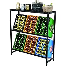 Étagère à Caisses Avec Support De Grille, 103 Cm, étagère à