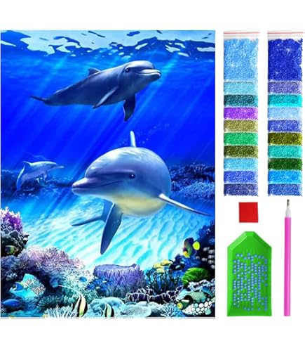 YSCOLOR 5D Diamant Painting Segelboot Motiv - DIY Mosaik Bild 30x30cm