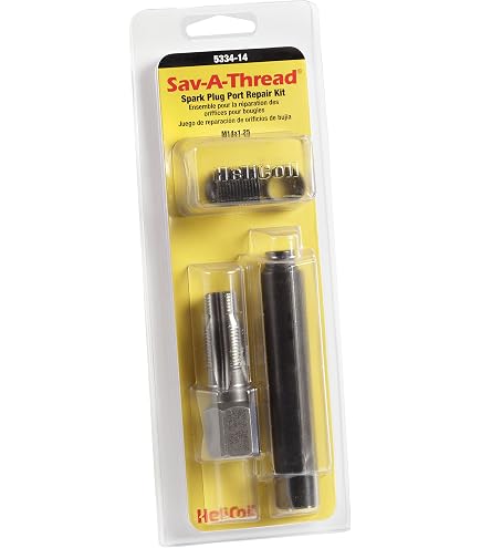 Stripped Threads? No Sweat — HeliCoil 5528-6 3/8-24 Fine Thread Repair Kit Has 14 Pieces And Made In The USA!