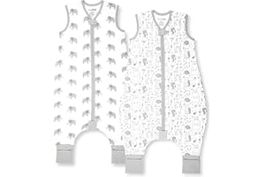 Mama Cheetah Śpiwór niemowlęcy, bawełna ekologiczna, przenośny kocyk dziecięcy, śpiwór z 2-kierunkowym zamkiem błyskawicznym, całoroczny, dla małych dzieci, chłopców, dziewczynek, noworodków