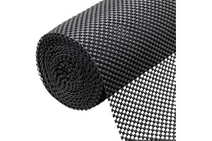 KAHEIGN Mångsidig halkfri matta, 40 cm x 600 cm, halkfri matta för matta, halkfritt underlag, PVC, vattentät, halkfri, skärbar, antihalkmatta för mattor, bagageutrymme, underlag