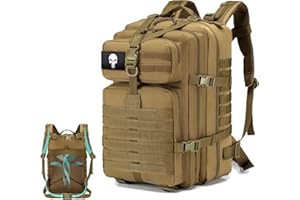 SPAHER Zaino da Trekking 50L Survival Zaino Militare Armee 800D Oxford Impermeabile Zaino da Viaggio Zaino da Escursionismo Esterno per Escursionismo, Alpinismo Sport di Viaggio