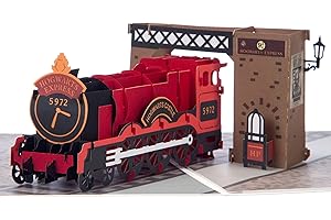 Cardology - Hogwarts Express Pop Up Card | Harry Potter Birthday Card | Official Magical World Merchandise (Hogwarts Express)