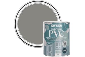 Rust-Oleum Peinture Grise pour Portes & Fenêtres en PVC, Finition Mate - Béton 750ml