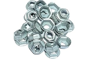 Retro-Motive Emblem & Trim PAL Nuts- Fits 3/16" Studs- 3/8" Hex- (Qty.25 Nuts)- #1303