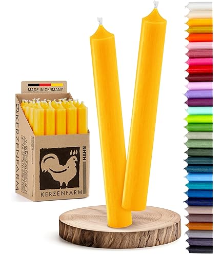 Lot De 10 Bougies De Table Colorées En Continu Pour La Décoration De Table Pour Mariage