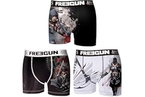 FREEGUN Lot 3 Boxers Collection