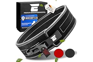 ‎EVERLEVEN EVERLEVEN PREMIUM Echtleder Gewichthebergürtel, Gewichthebergürtel für Herren und Damen, Weightlifting Belt, Fitness Gym Gürtel Bodybuilding Kraftsport Lifting Belt