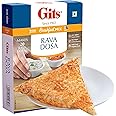Gits Instant Rava Dosa Breakfast Mix, Makes 20 per Pack, Pure Veg, South Indian Recipe, 500g