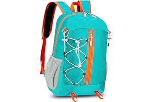 Leyrens Mochila Senderismo, Mochila Trekking Multifuncional Impermeable 24L, Ligeras y Pequeñas para Hombre Mujer, para Viajes Excursiones Acampadas Montaña esquí Ciclismo al Aire Libre