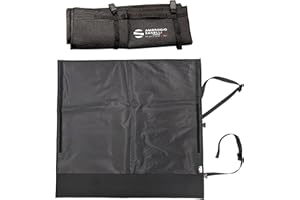 SANELLI AMBROGIO Ambrogio Sanelli, Rotolo Porta coltelli Chef, Custodia per 10 Coltelli/Accessori, Adatto per Lame fino a 30 cm, 2 Fibbie Regolabili e Maniglia per il Trasporto, Pratico e Sicuro, 75,5 x 72 cm