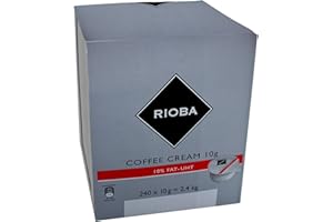 Rioba Coffee Cream, Kaffeesahne 10% Fett, ultrahocherhitzt, 240 Stück je 10g, 2.4 KG