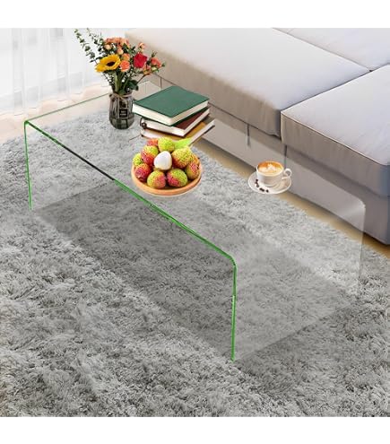 Table basse en verre HOMCOM table de salon rectangulaire moderne Table basse en verre HOMCOM table de salon rectangulaire moderne