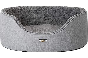 Feandrea Cama para Perro, Cojín Reversible, Lavable, S (73 x 60 x 27 cm) PGW31GG