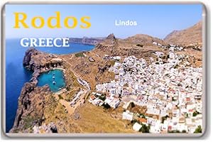 PHOTOSIOTAS Rhodes Greece fridge magnet..!!!! - Aimant de réfrigérateur