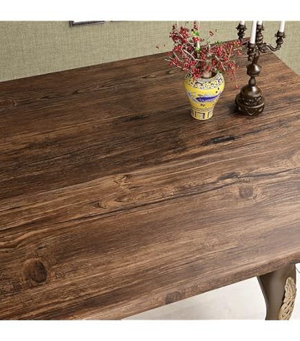 Klebefolie Möbel Braun Holzoptik - Selbstklebende Folie 45x300cm Wasserdicht