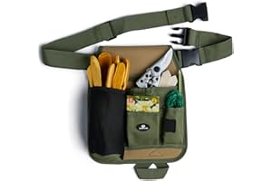 Case4Life Unisexe Pratique Jardinage Fleuriste Taille Sac de Ceinture à Porte-outils Poche Titulaire - Garantie à vie