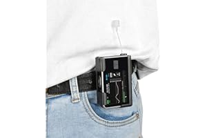 APDTEK Swiveling Insulin Pump Case for Tandem t Slim X2, t: Holster with 360° Rotating Belt Clip for t Slim/tslim G4 - Black